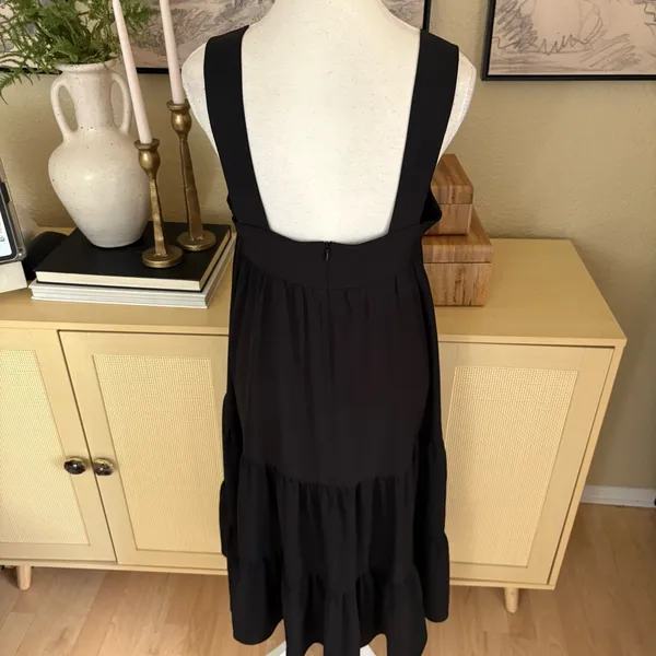 AMANDA UPRICHARD‎ Mitzi Tiered Midi LBD Dress Size Medium - Image 5