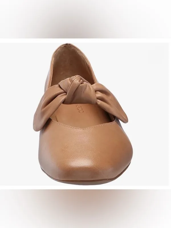 Bernardo Tan Knot-Detail Ballet Flat Size 7 - Image 3