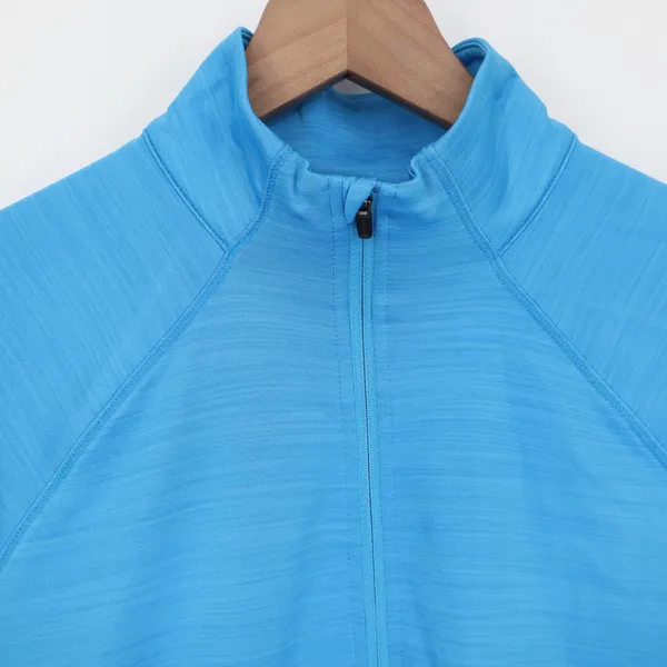 DSG Womens Movement 1/4 Zip Pullover Aqua Blue Heather Small NWT - Image 4