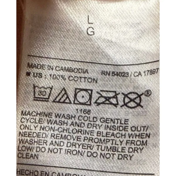 Old Navy L Everywear Tee 100% Cotton Off-White Lemon Print Short Sleeve Fruit - Image 4