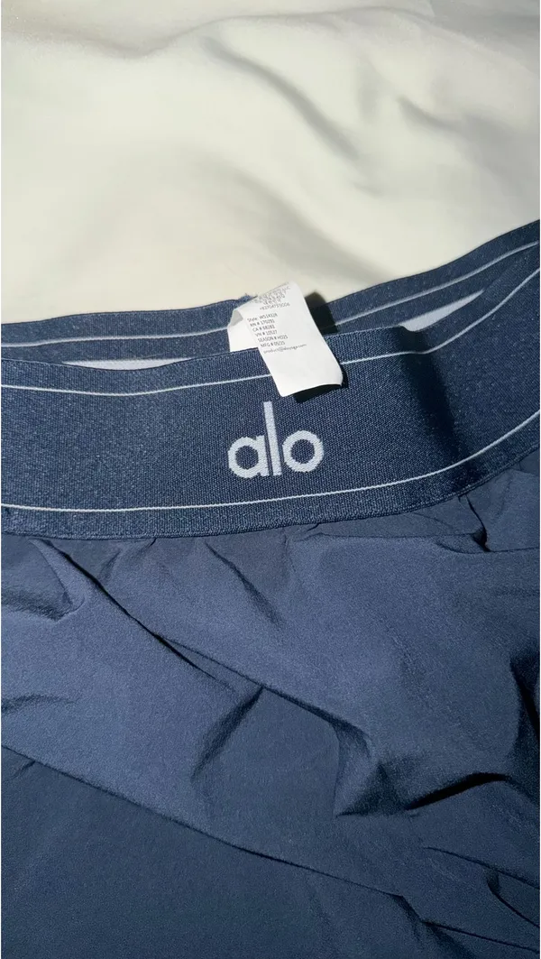 Alo Yoga Trousers Navy Road Trip Blue S - Image 3