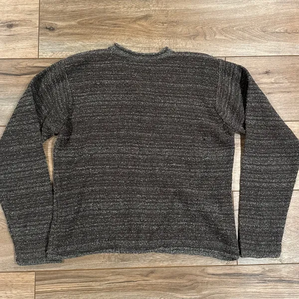 COLUMBIA Gray Granola Knitted Long Sleeve Thermal Top | Women’s Size Medium - Image 3