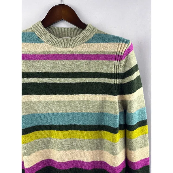 Women’s A New Day Small Multicolor Striped Sweater - Image 2