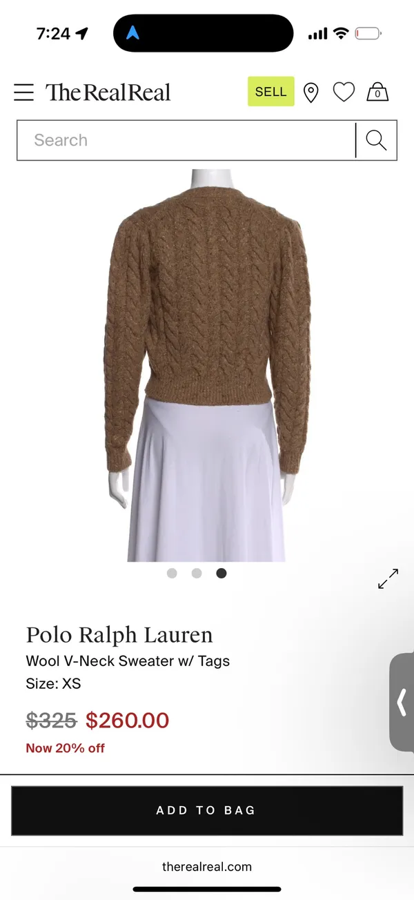 Polo Ralph Lauren Cardigan Wool Blend - Image 5