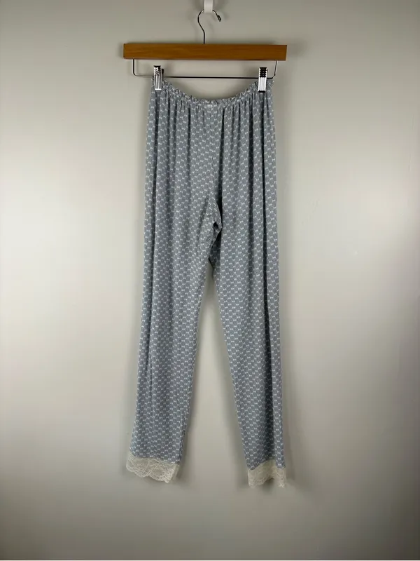 Eberjey Lace-Trimmed Sleep Pants Women's Size Small Modal/Spandex - Image 4