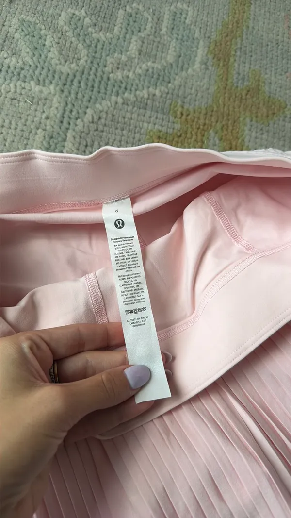 Lululemon Pleated Tennis Skirt pink - Image 2