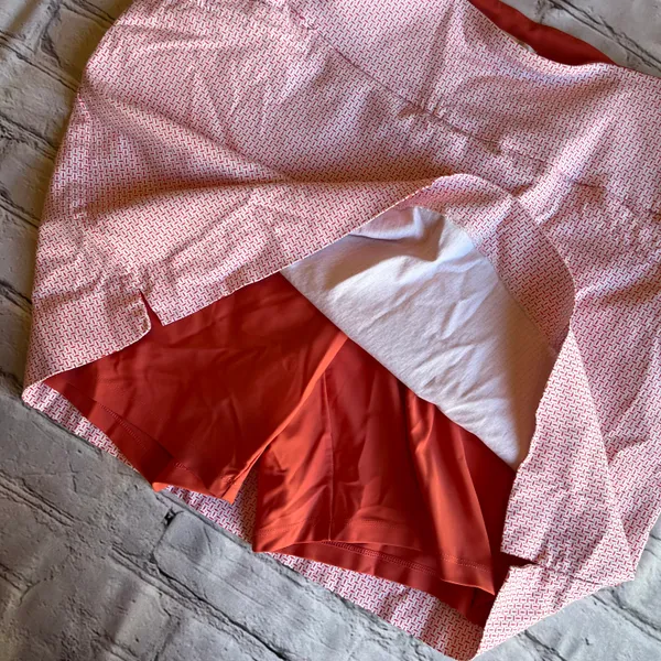 SC & Co. Skort Athletic Tennis Golf Skirt XL Red & White - Image 7