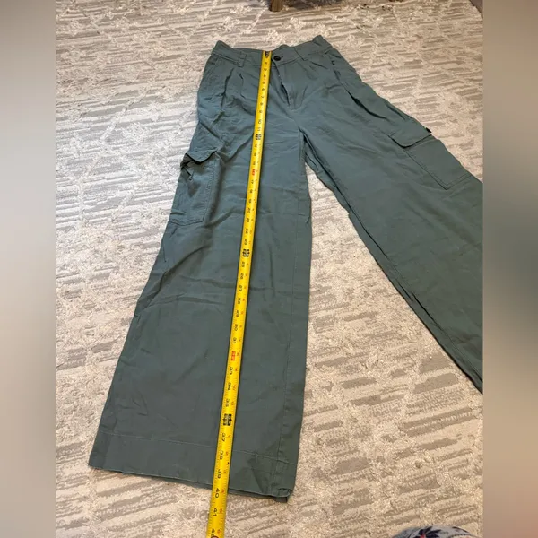 Madewell Olive Wide-Leg Pants - Image 5