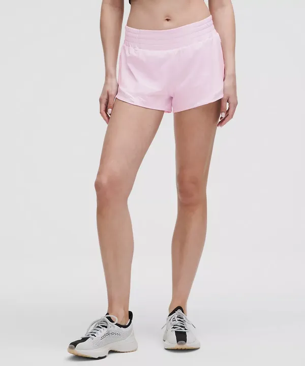 Lululemon Hotty Hot High-Rise Short 2.5” - Pink Organza, Size 10 - Image 5