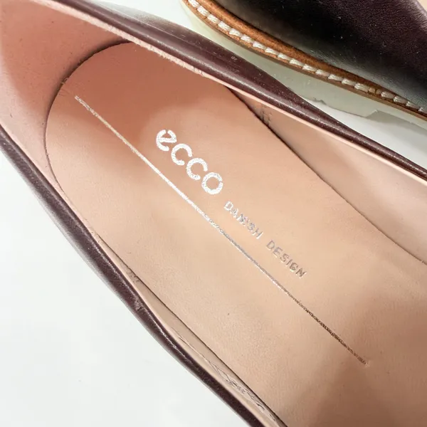 ECCO Women's Modern Tailored Penny Loafer Women's Size EU 37 US 6-6.5 IOB Coffee - Image 8