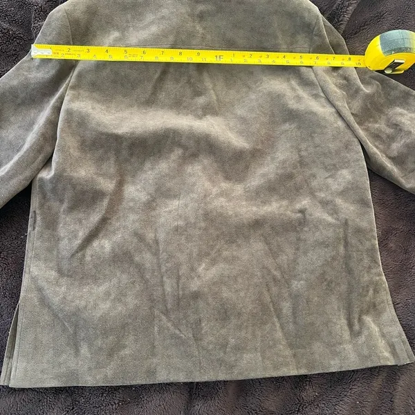 Vintage Suede Abe Schrader Jacket Size Large Brown - Image 9