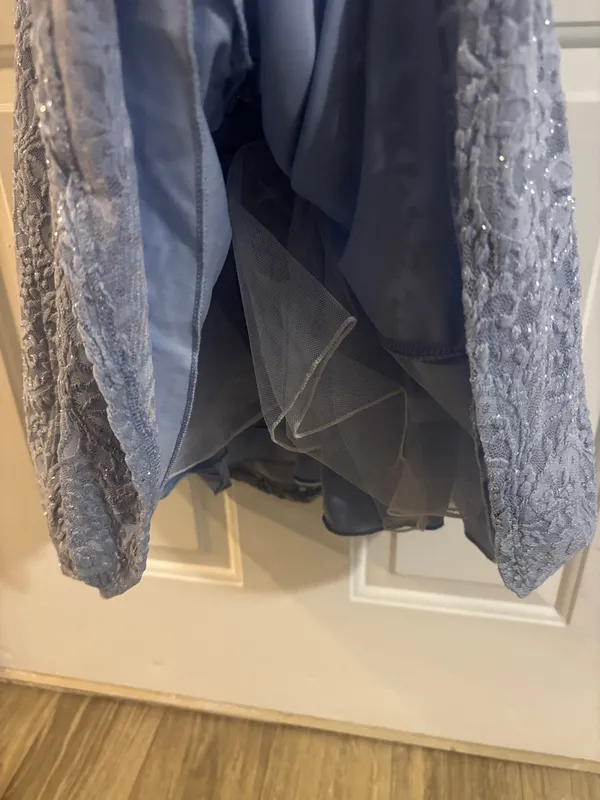 Macy’s Formal Blue Dress - Image 4