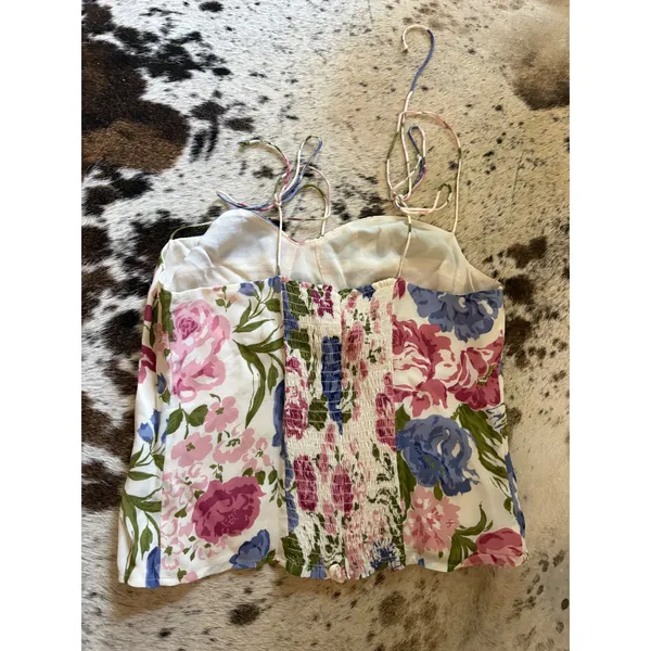 REFORMATION Floral Liza Top Size 8 - Image 5