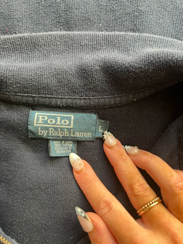 Polo Ralph Lauren Cropped Quarter-Zip Sweater - Image 4
