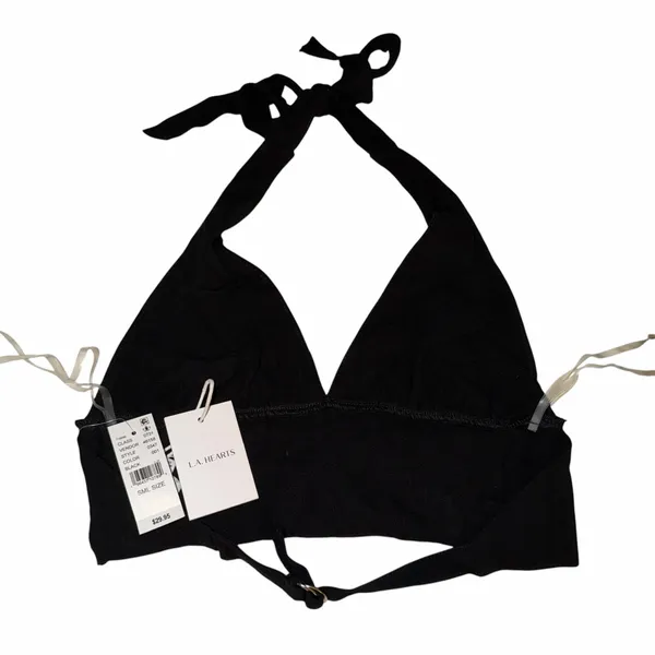 Pacsun black halter neck crop top - Image 2