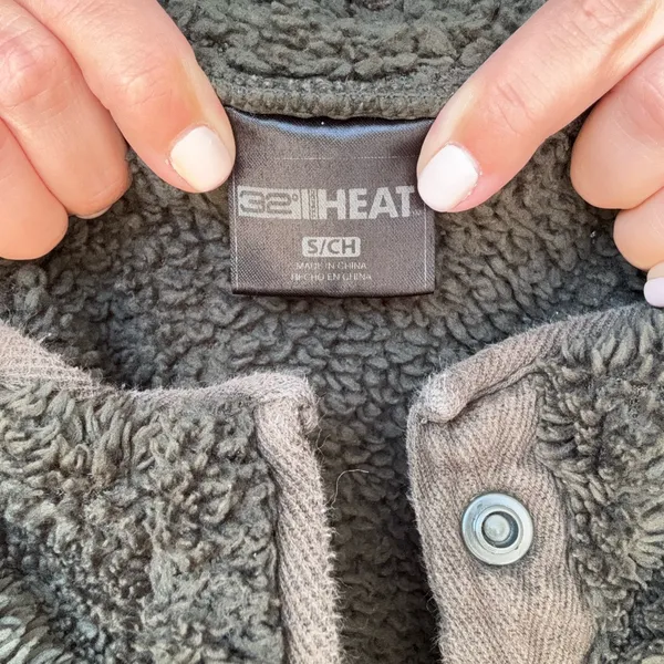 32 Degrees Heat Women’s Green Soft Fleece Sweater Size Small - Image 6