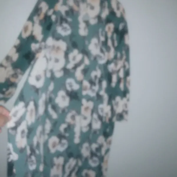 PinkBlush M Forest Green Floral Duster - Image 4