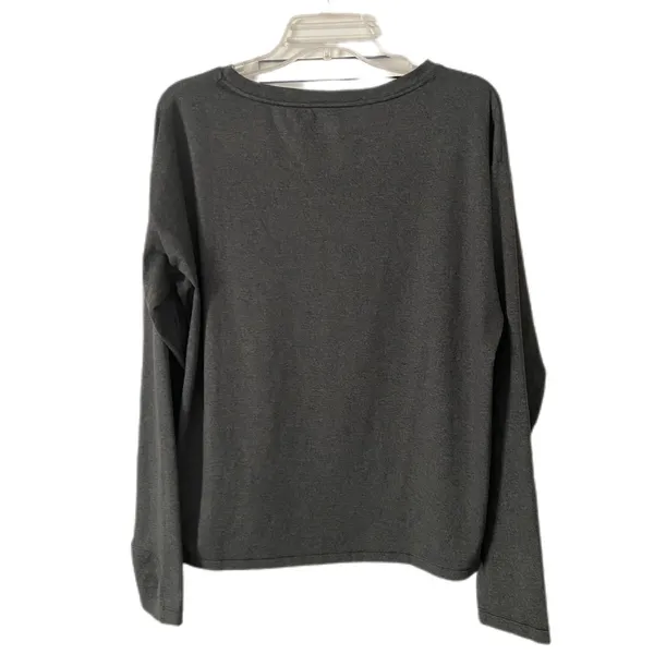 Athleta Gray Uptempo Top Size Large Athleisure, minimalist, normcore, gorpcore - Image 2