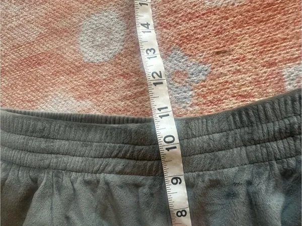 NWT SKIMS velour track pants gunmetal smoke grey size medium wide leg - Image 7