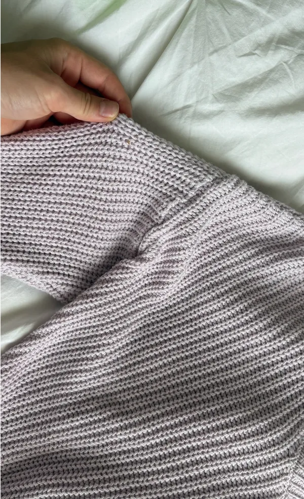 light purple off the shoulder knit sweater Size XS - Image 5
