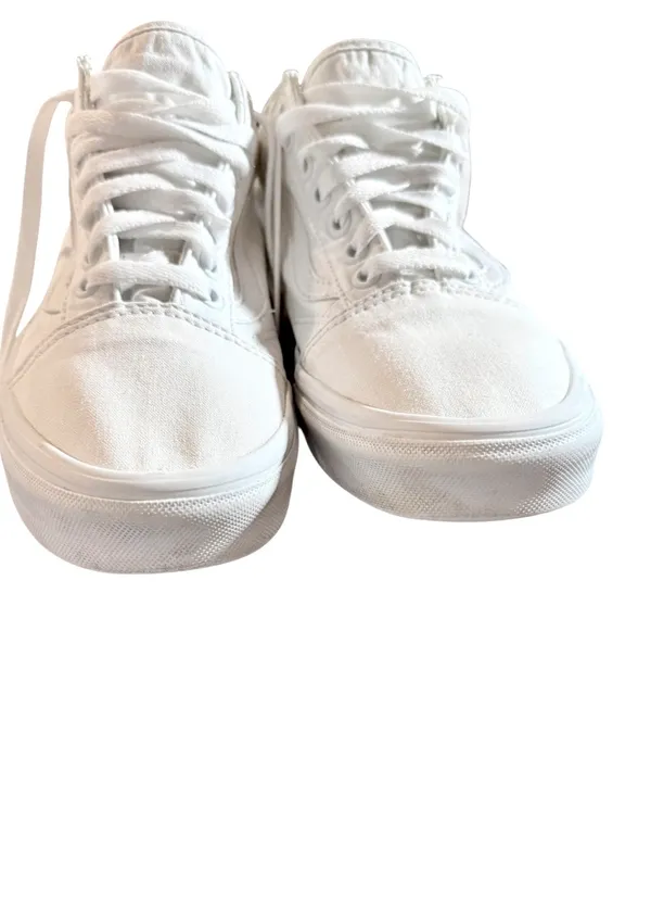 VANS Old Skool Men Low Top Lace-Up Sneakers True White - Image 8