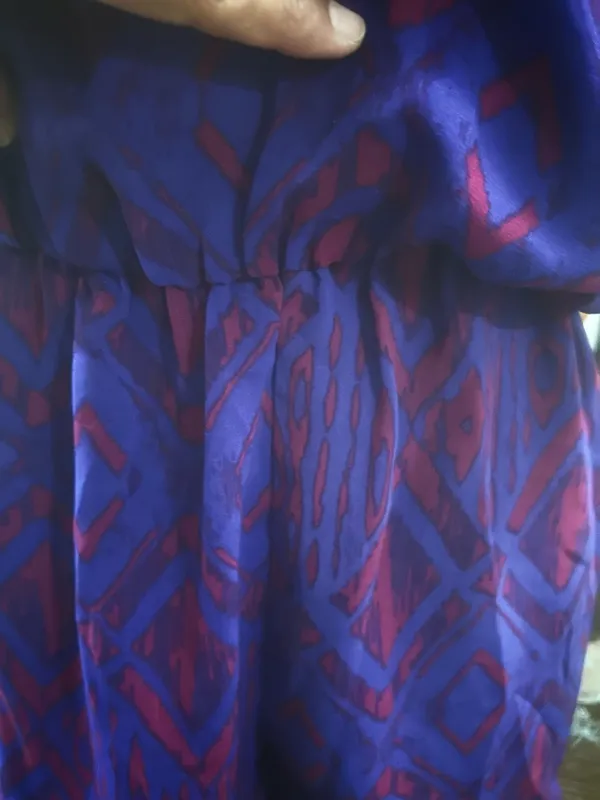 Purple and red sheer shorts strapless romper - Image 4