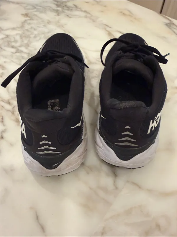 Hoka Black Running Shoes with White Midsole - Image 3