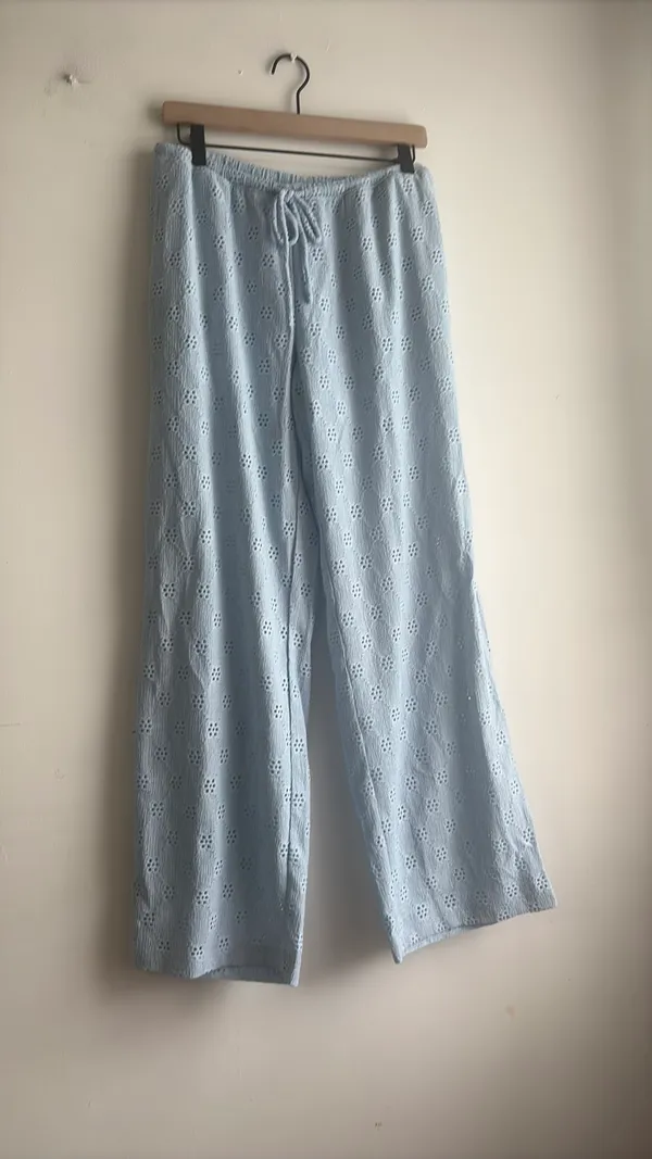 HYFVE Light Blue Wide Leg Pants - Image 5