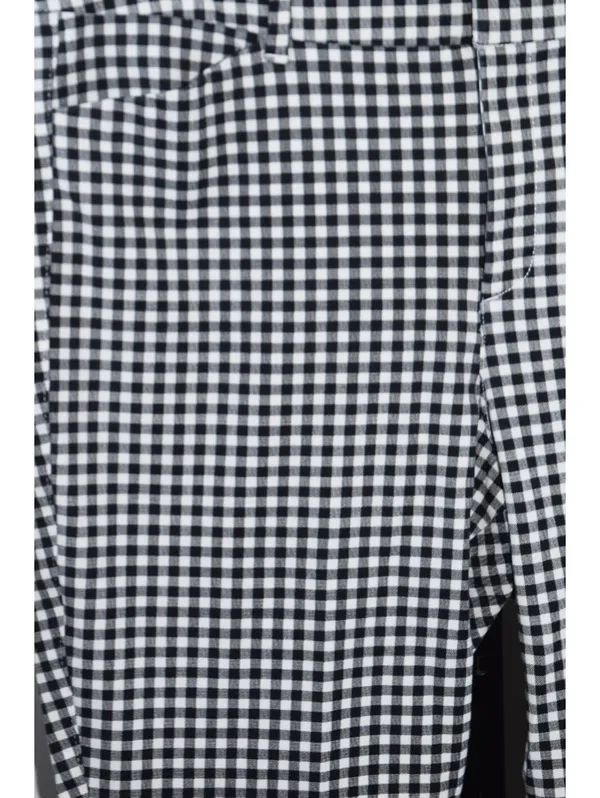 Old Navy Pixie Pants Size 12 Black White Gingham High-Rise Cropped Trousers - Image 3