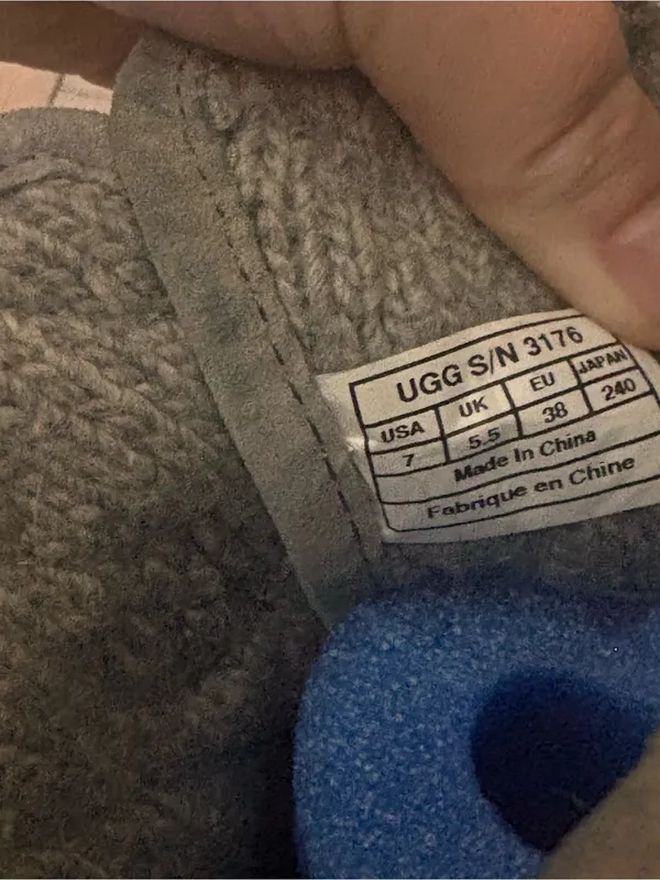 Women’s UGG Knit Button Accent Winter Boot - Gray 7 - Image 7