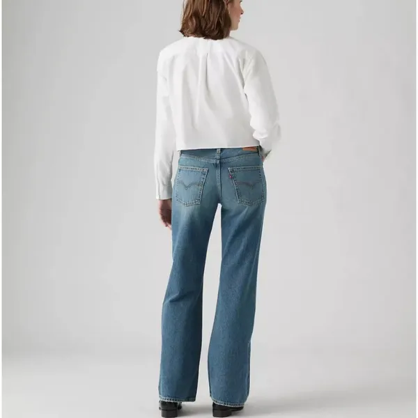 New Levi's Women's 28x31 94' Baggy Bootcut Dark Wash Paradise Found - Image 3