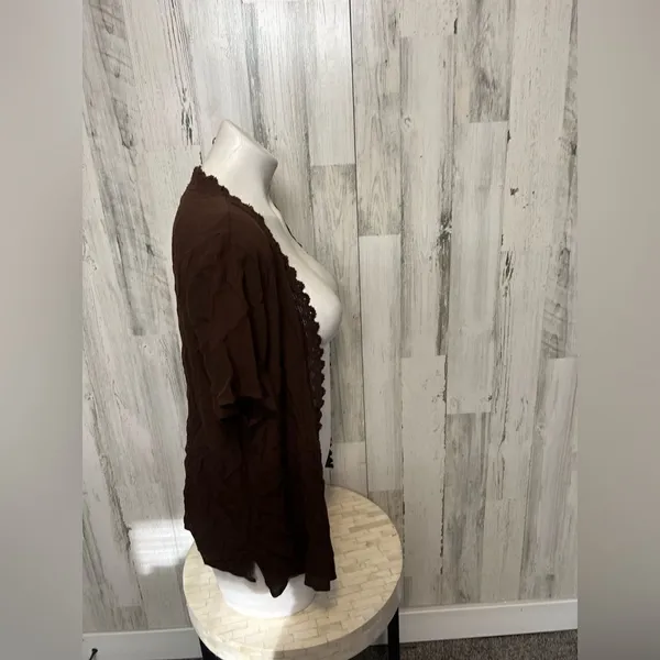Cardigan Brown Size 14 - Image 5