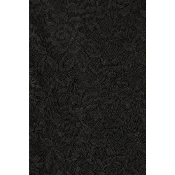 MORE TO COME Xandra Romantic Strapless Black Stretch Lace Maxi Dress S NWT - Image 5