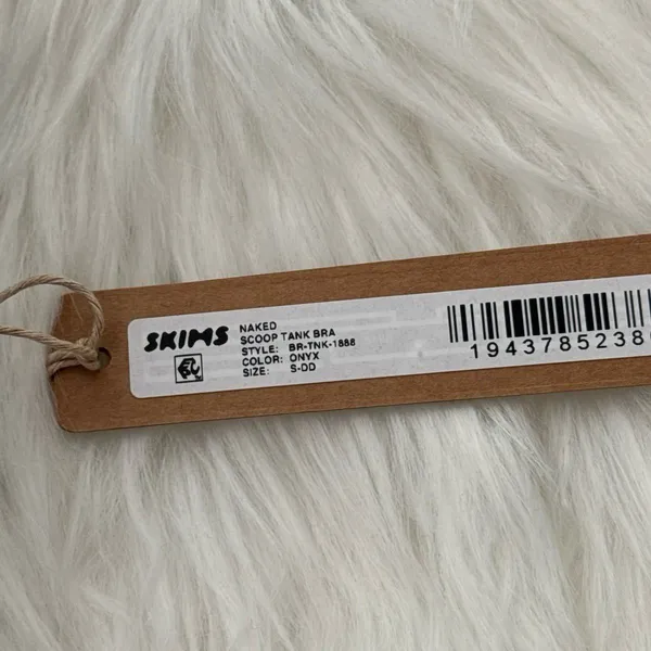 Skims Naked Scoop Tank Bra Onyx Size S-DD - Image 7