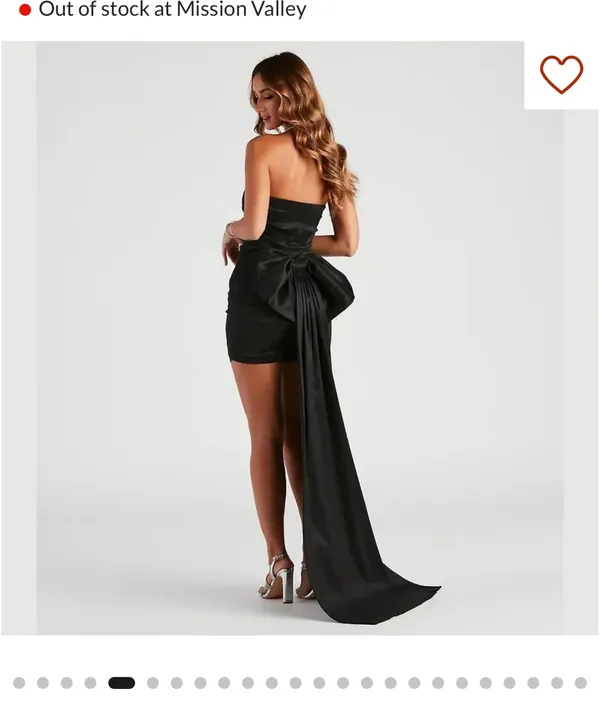 Windsor Mini Dress Black - Image 3