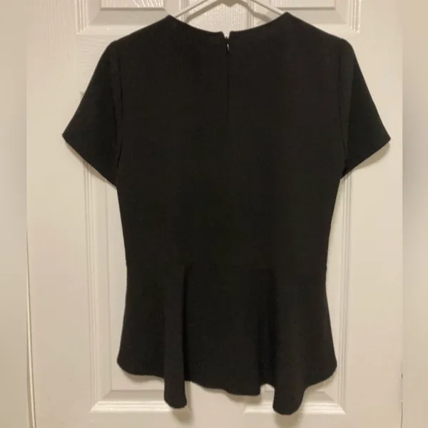 *Michael Michael Kors Black Short Sleeve Blouse #A - Image 8