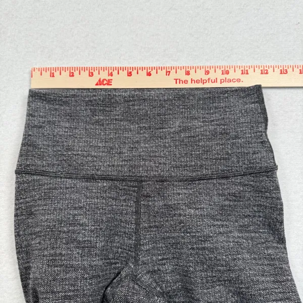 Lululemon Wunder Under Legging Women 4 Heathered Black Space Dye High Rise Tight - Image 5