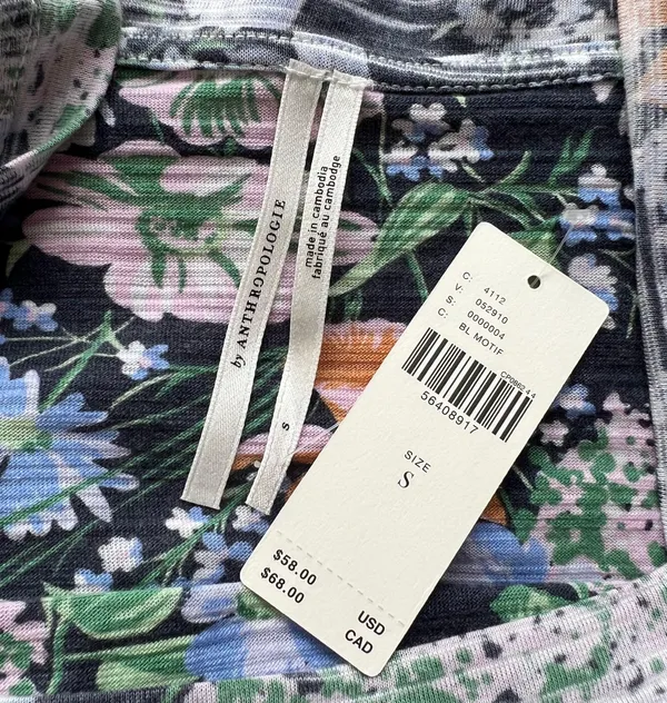 Anthropologie Deedee Floral Motif Dolman-Sleeved Top - Image 7
