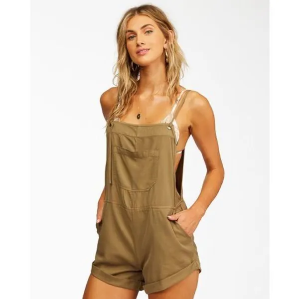 ✨Billabong Wild Pursuit Short Sz Large Sage Overalls✨ - Image 2