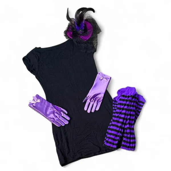 Basic Witch Halloween Costume Purple - Image 2