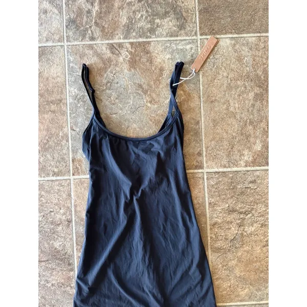 Skims Fits Everybody Slip Dress Onyx Size XS - Image 3