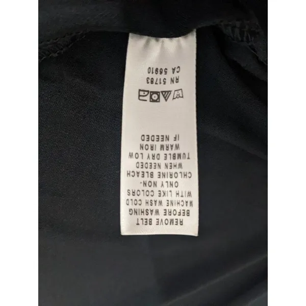 Maurices Black Belted Dress Size Medium Black Stretchy Dress with Belt - Image 6