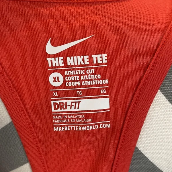 Nike orange ombré swoosh Dri-Fit tank - Image 4
