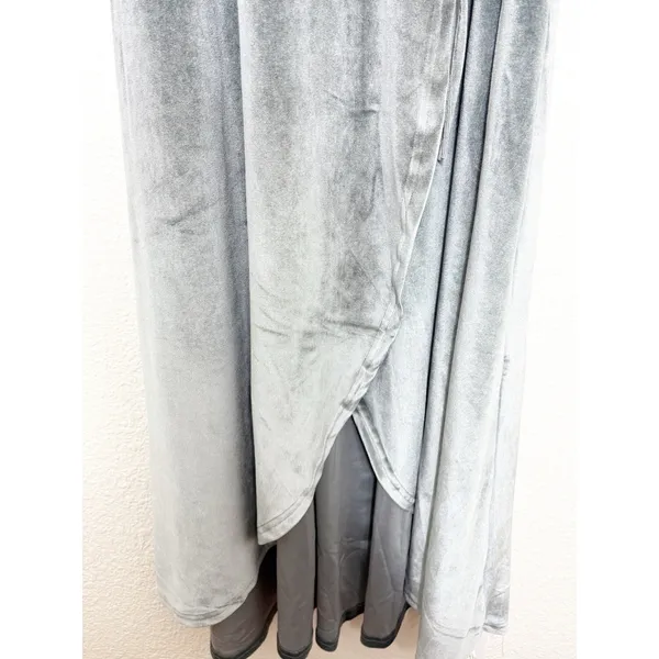 Baltic Born Katelyn Velvet Wrap Maxi Dress Dusty Blue Size XL Wedding Party NWT - Image 11