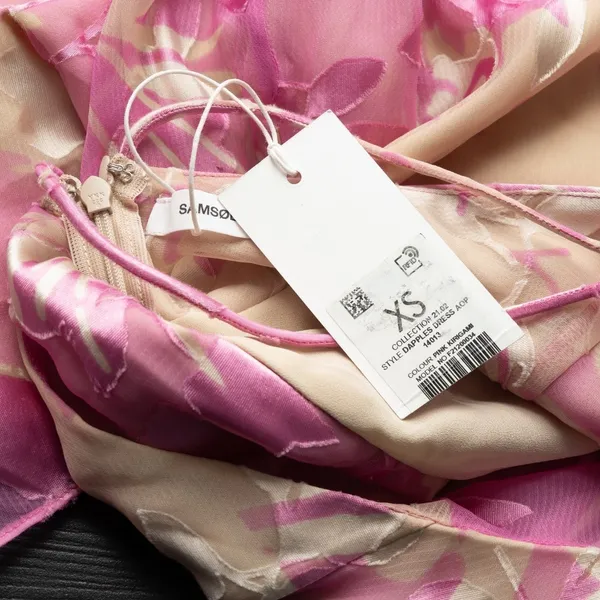 SAMSOE SAMSOE - Dapples Floral‎ Satin Burnout Dress. - Image 8