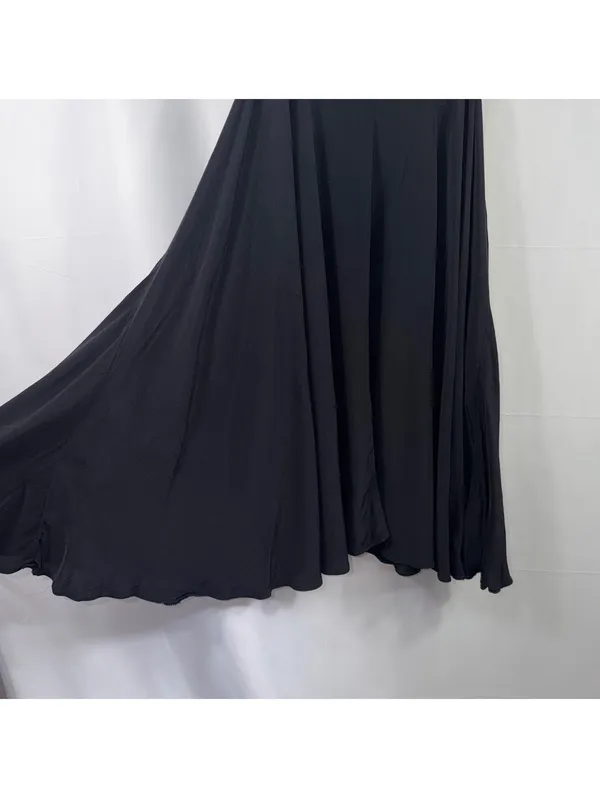 ASOS Black Strappy Swing Dress Size 8 - Image 5