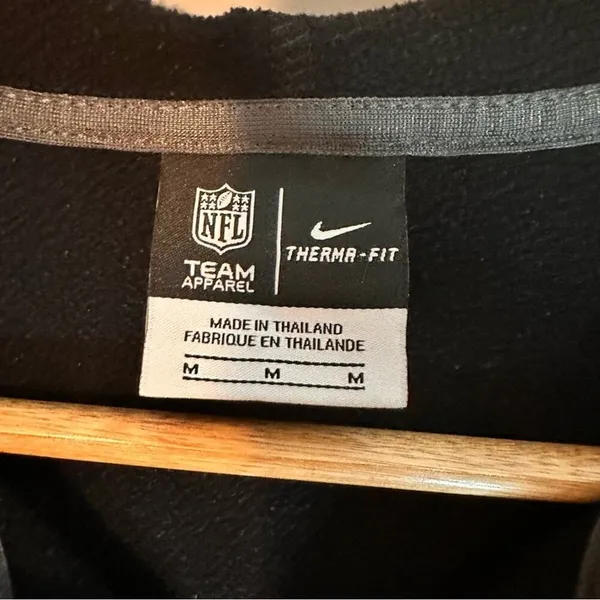 Nike NFL‎ Apparel Thermafit Cincinnati Bengals Full Zip Hoodie Sweatshirt Sz M - Image 5