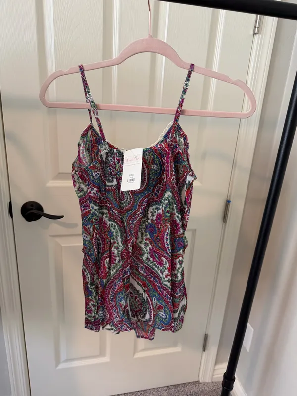Multicolor Paisley Tank Top Multiple - Image 2