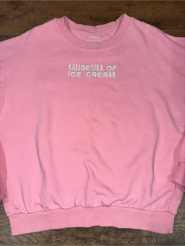 Museum of Ice Cream Crewneck Sweatshirt in Bubblegum Pink Adult XL - Image 6