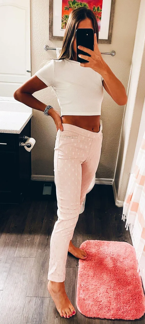 89th & Madison pink pants  - Image 2